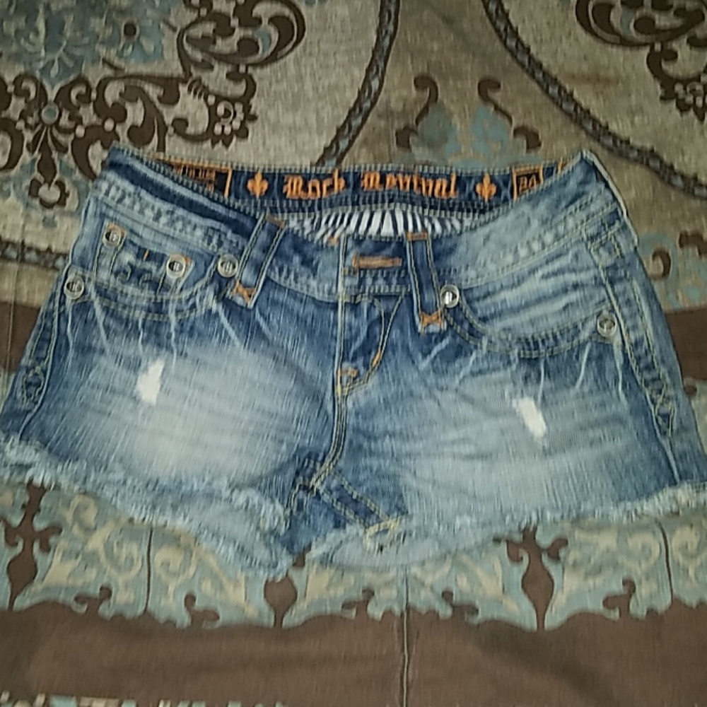 Rock Revival jean shorts sz 24 NWOT